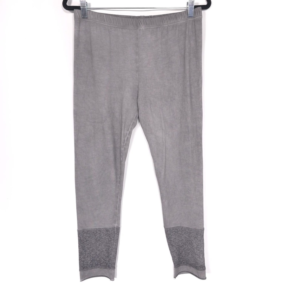 NWT LUUKAA Size US 10 LYRIC Garment Dyed Cotton Jersey Leggings Stone Pants LK 3
